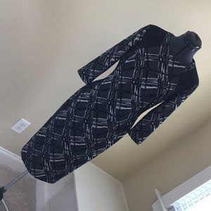 Women’s Dress Cato, Sz 12, Black/White